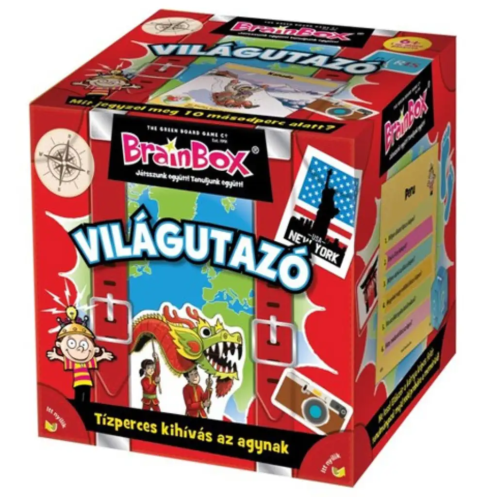 Brainbox: Világutazó társasjáték kép 1