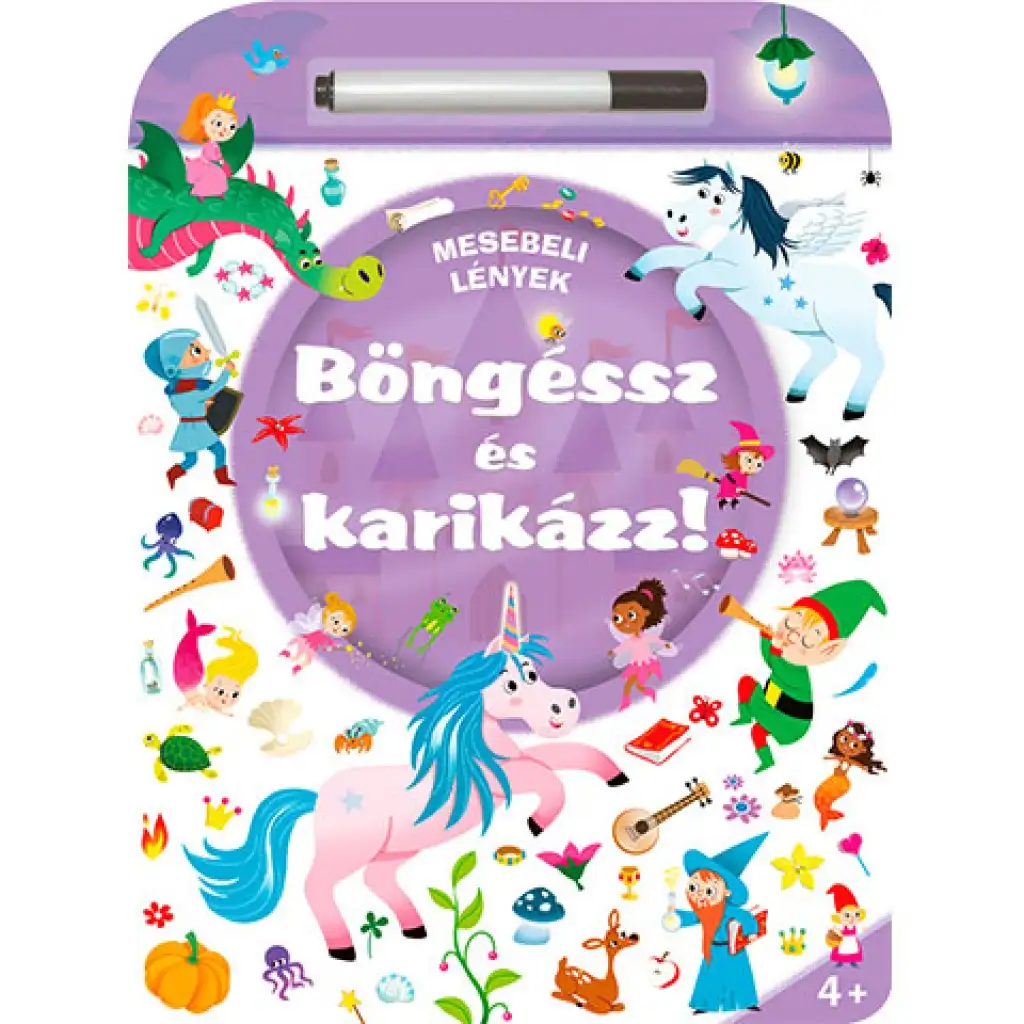 Böngéssz és karikázz! - Mesebeli lények foglalkoztató füzet kép 1