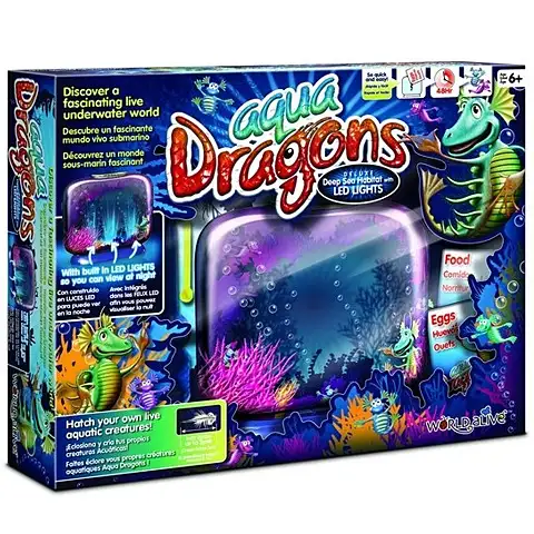 Aqua Dragons víz alatti élővilág szett LED fénnyel kép 1