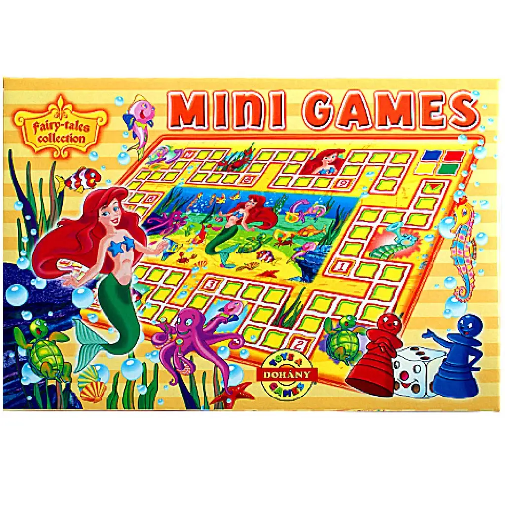 Ariel a kis hableány mini társasjáték - D-Toys kép 1