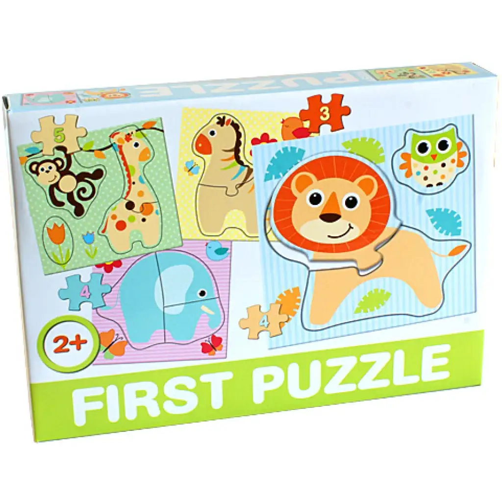 Bébiállatos Bébipuzzle - D-Toys kép 1