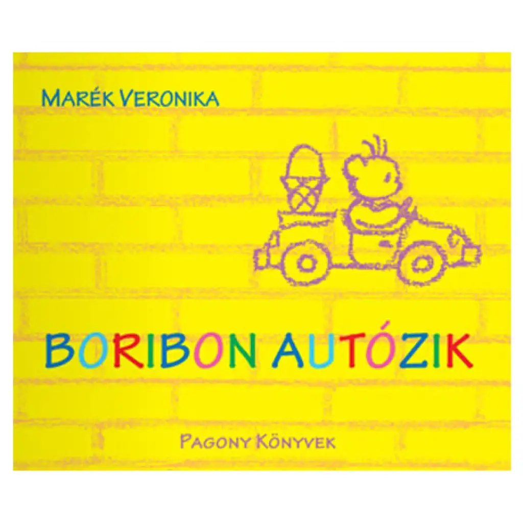 Boribon autózik mesekönyv - Pagony kép 1