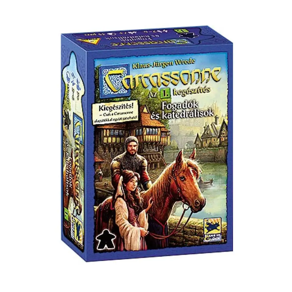Carcassonne Fogadók és katedrálisok társasjáték kiegészítő - Piatnik kép 1