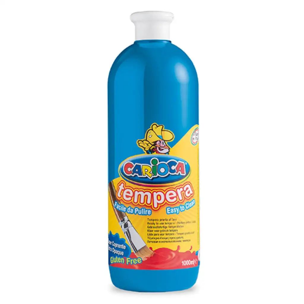 Cián színű tempera 1000ml - Carioca kép 1