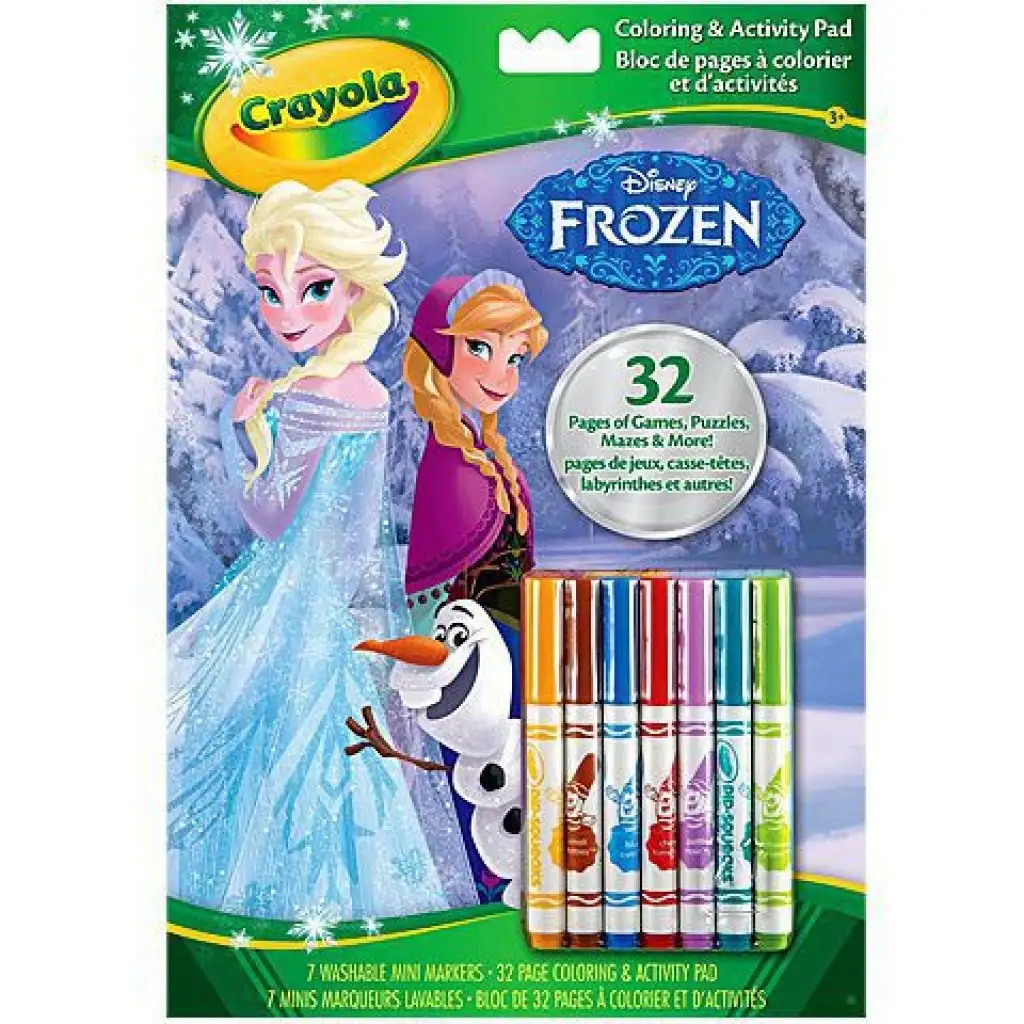 Crayola: Jégvarázs kifestő foglalkoztató szett kép 1