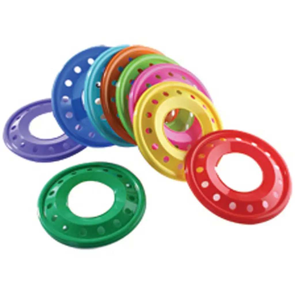 Frizbi dobókorong lyukas 24 cm-es - D-Toys kép 1