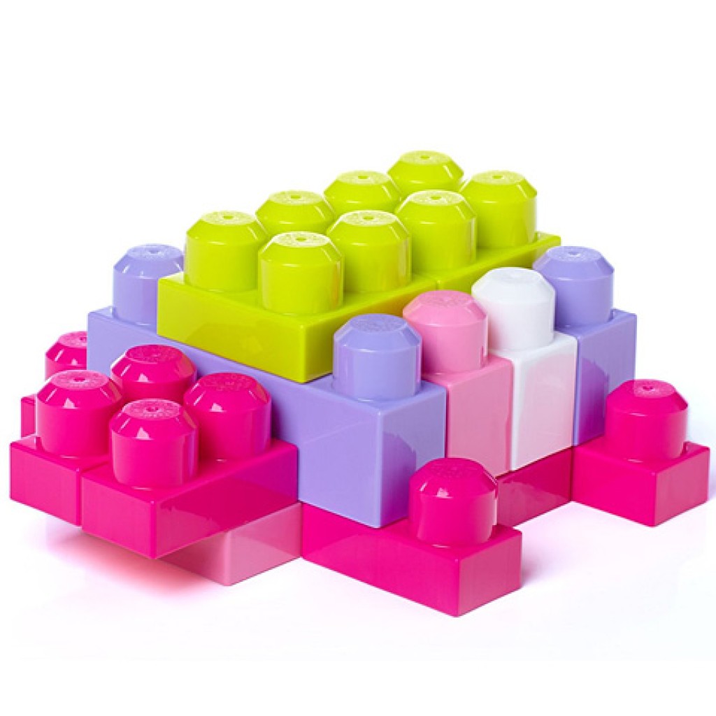Építőkocka szett lányoknak 60db-os - Mega Bloks kép 2