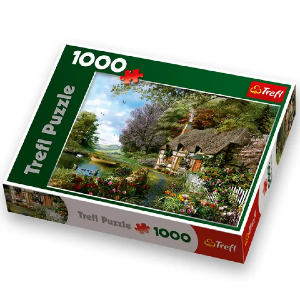 Erdei házikó 1000 db-os puzzle kép 1