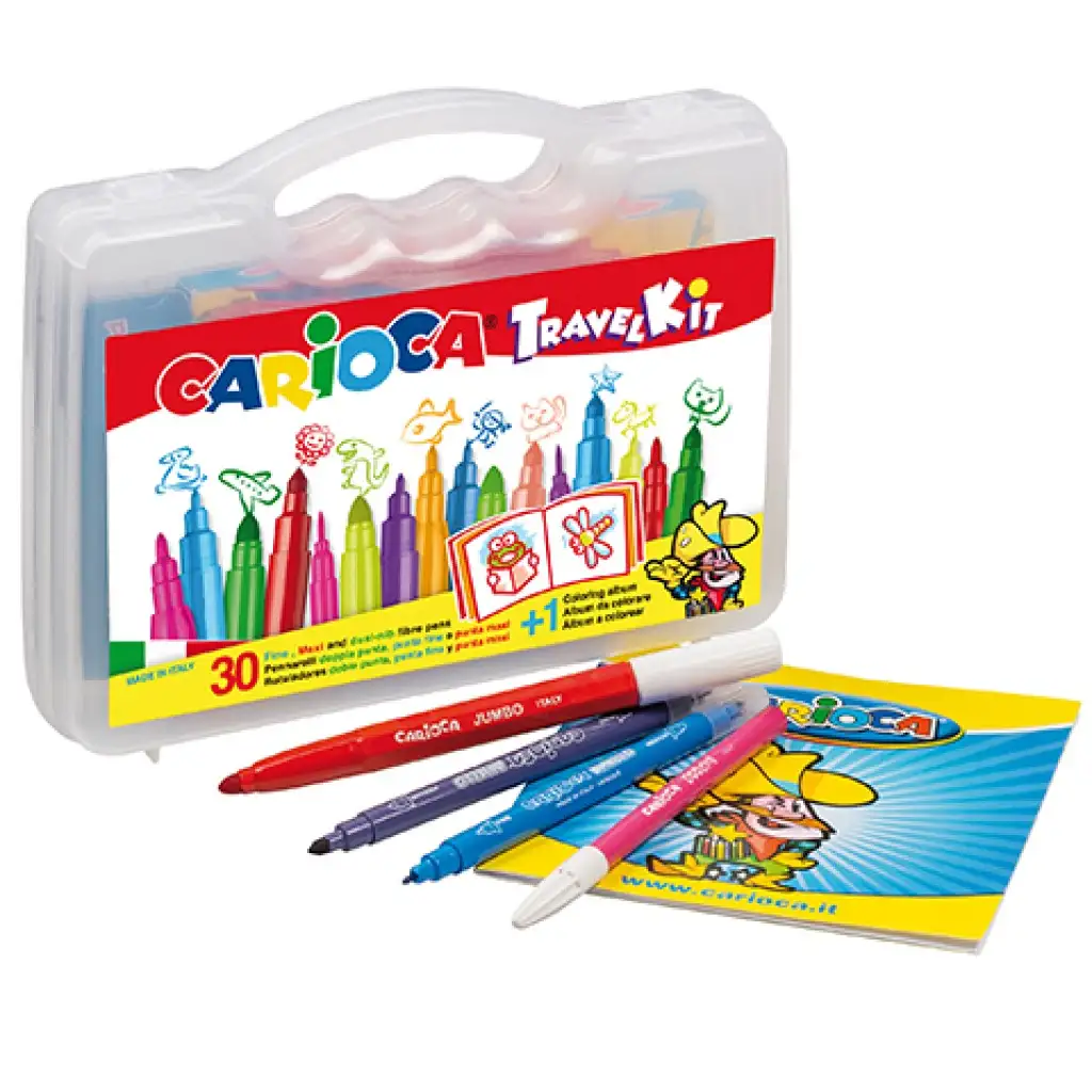 Filctoll szett táskában színezővel - Carioca kép 1