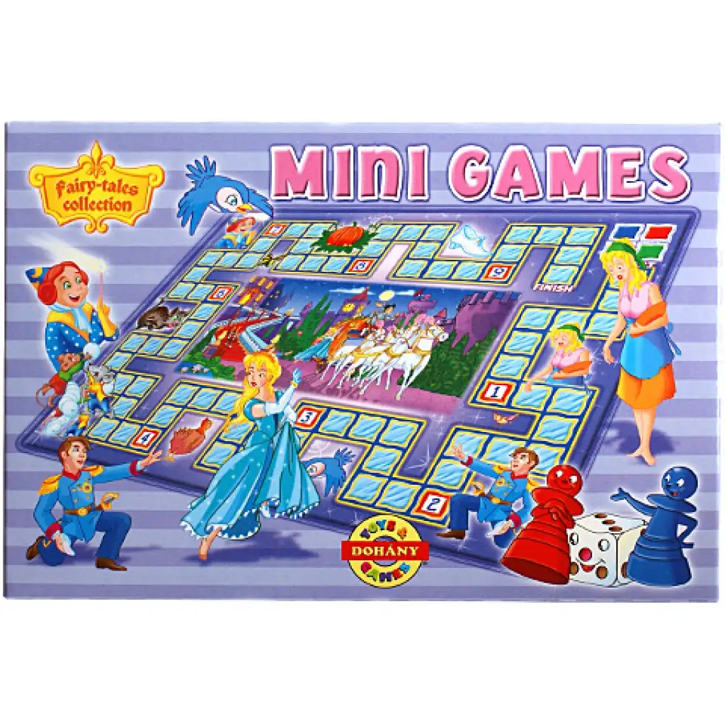 Hamupipőke mini társasjáték - D-Toys kép 1