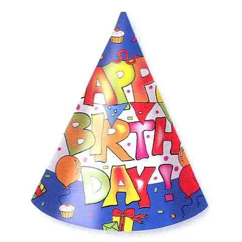 Happy Birthday party kalap 6db kép 1