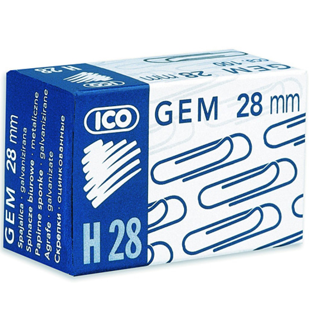 ICO: H28 Gemkapocs 28mm 100db-os kép 1