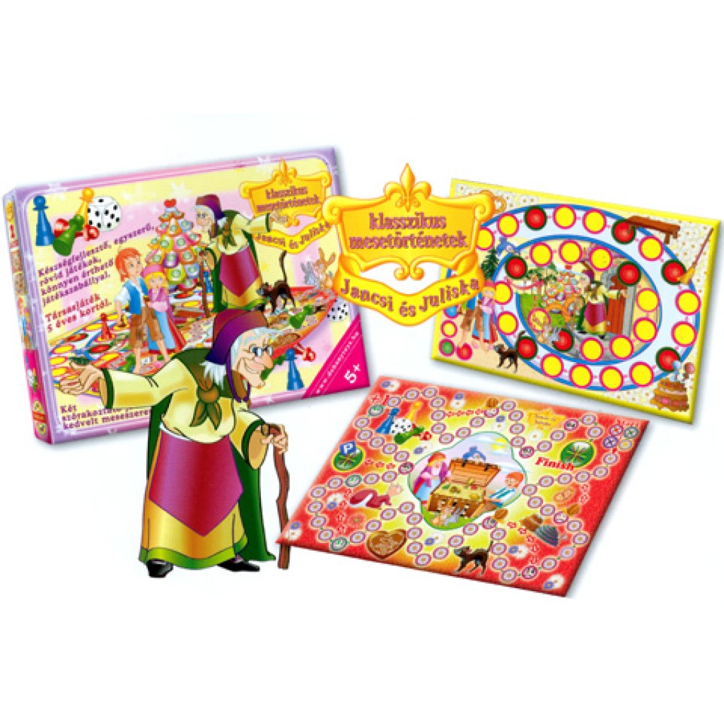 Jancsi és Juliska Két mesés társasjáték - D-Toys kép 1