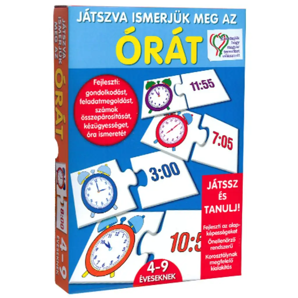Játszva ismerjük meg az órát kép 1