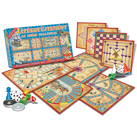 Klasszikus játékgyűjtemény az egész családnak - D-Toys kép 1