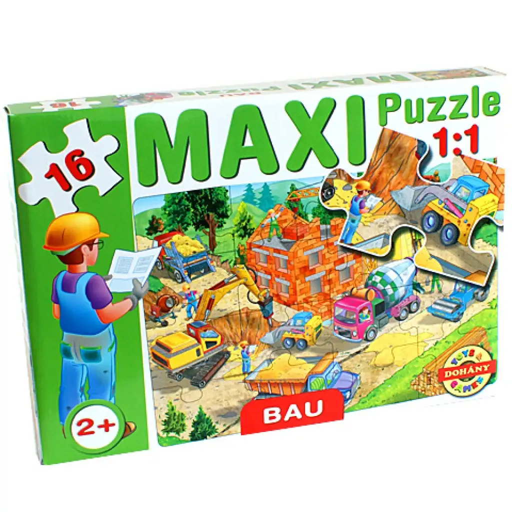 Maxi puzzle Építkezés - D-Toys kép 1