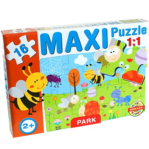 Maxi puzzle a rét állataival - D-Toys kép 1