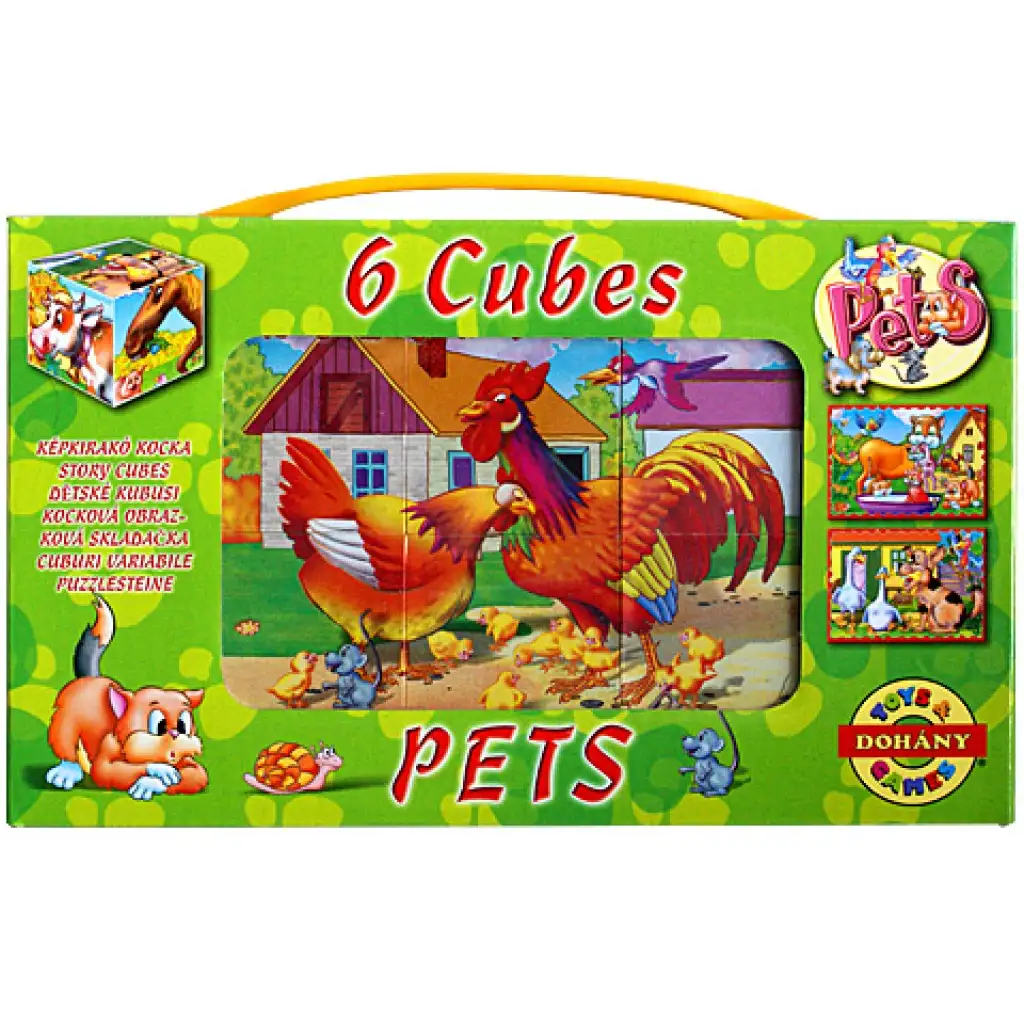 Mini mesekocka farm állatokkal 6db-os kép 1