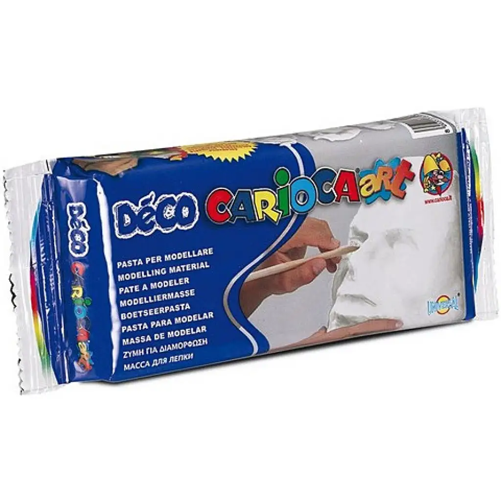 Modellező agyag fehér színben 500g - Carioca kép 1