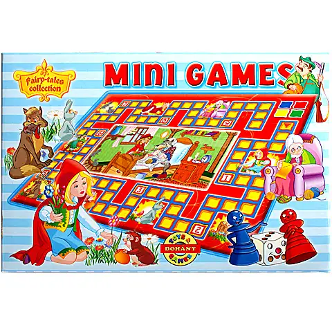Piroska és a Farkas mini társasjáték - D-Toys kép 1