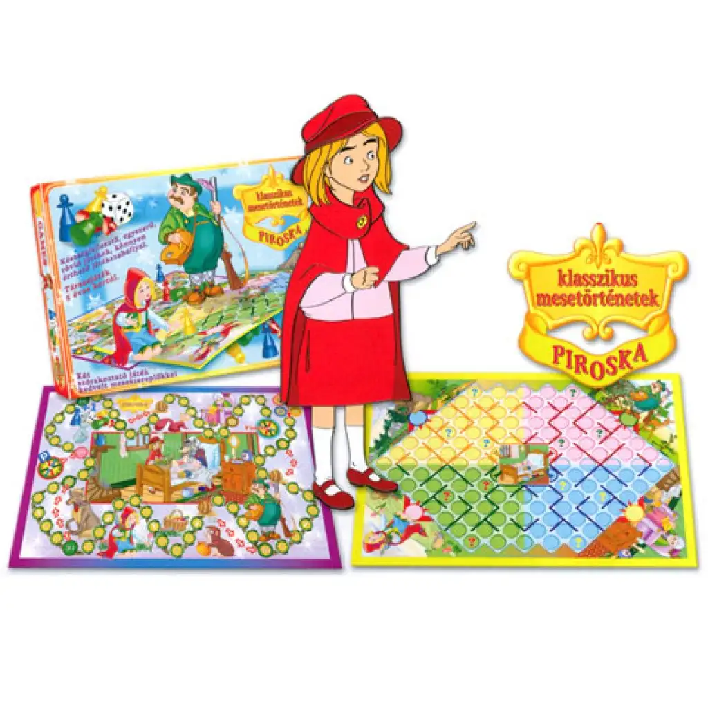 Piroska és a farkas társasjáték - D-Toys kép 1
