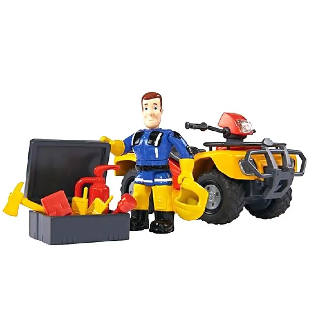 Sam a tűzoltó: Mercury quad jármű figurával  - Simba Toys kép 1