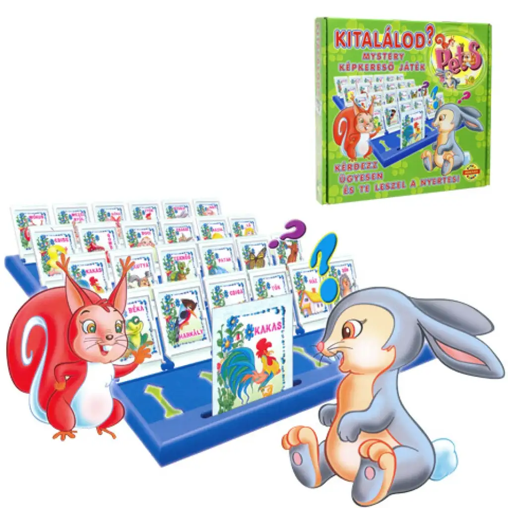 Találd ki! Állatos képkereső társasjáték - D-Toys kép 1