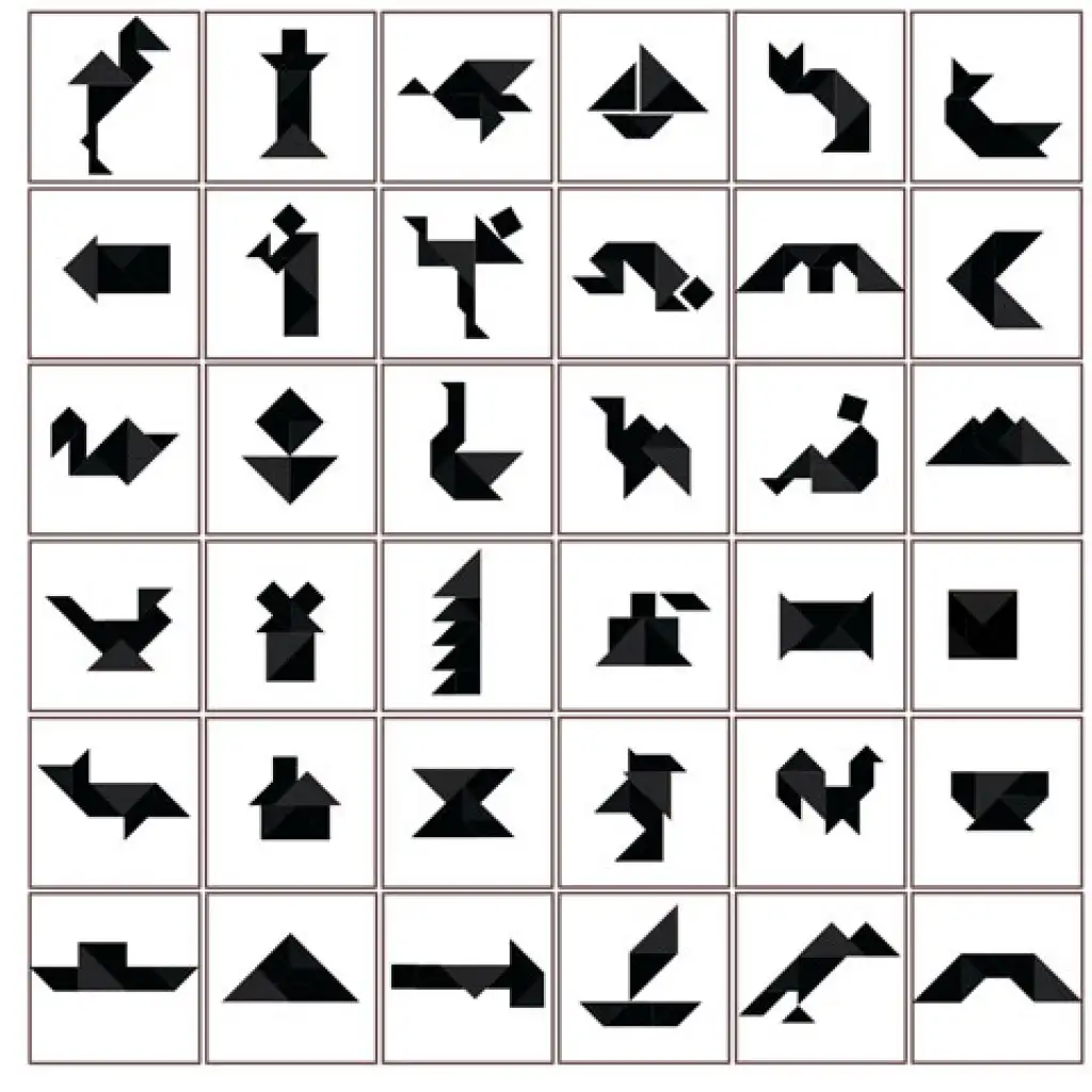 Tangram geometriai játék - Piatnik kép 3