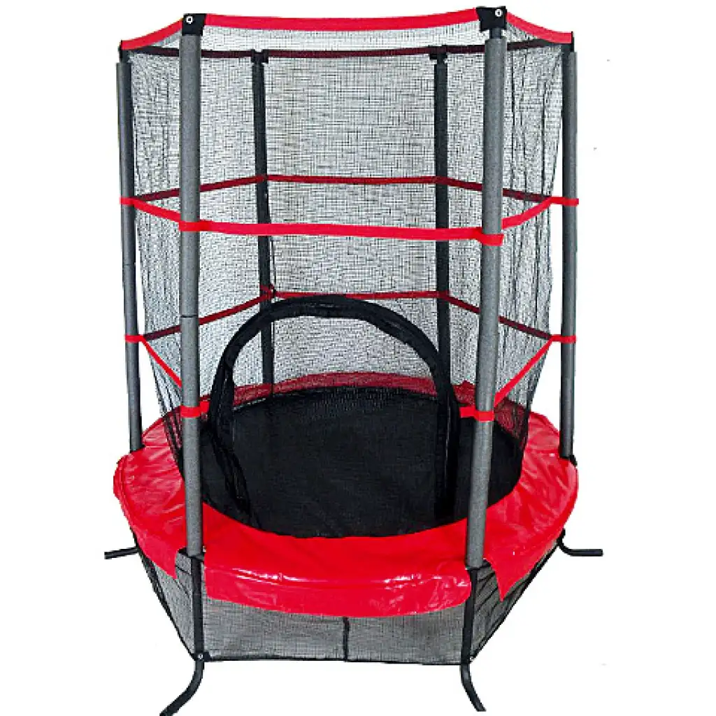 Trambulin védőhálóval 137cm - Spartan kép 1