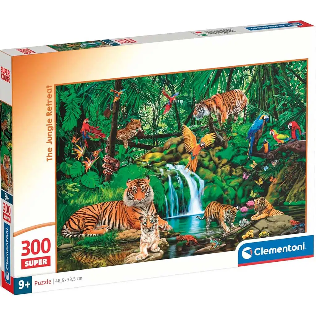 A dzsungel állatai 300db-os Super puzzle - Clementoni kép 1