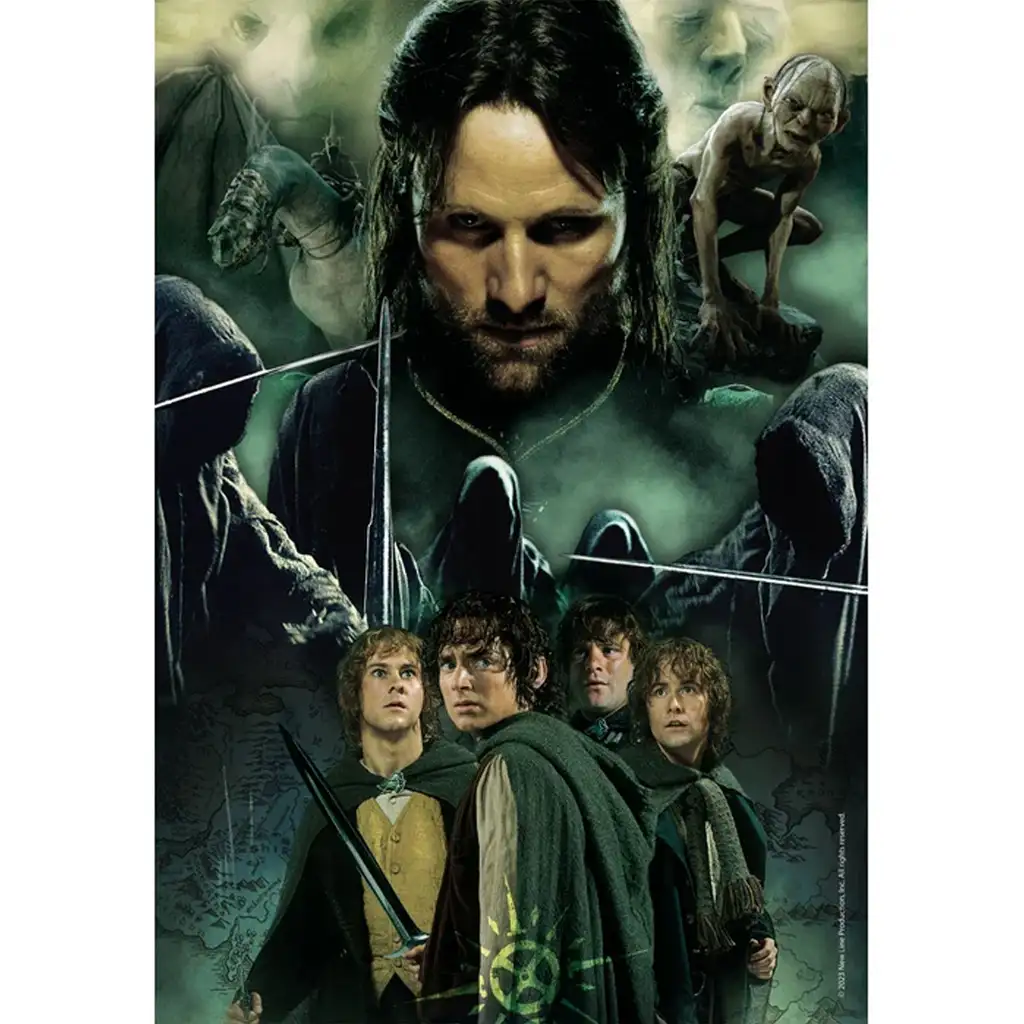 A Gyűrűk Ura: Aragorn útja 1000db-os puzzle - Clementoni kép 2