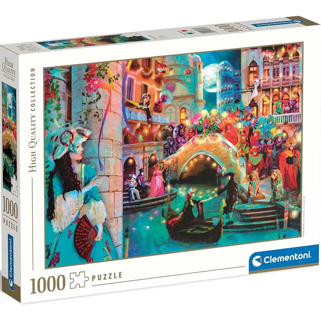 A velencei karnevál HQC 1000db-os puzzle - Clementoni kép 1