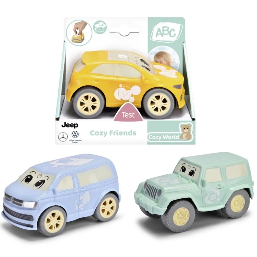 ABC Cozy Friends járművek többféle változatban 1db - Simba Toys kép 1