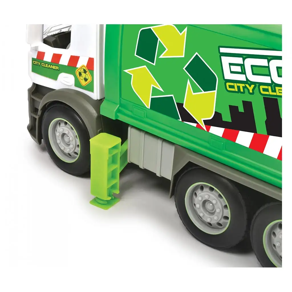 Action Truck Szemetesautó hanggal és fénnyel - Dickie Toys kép 3