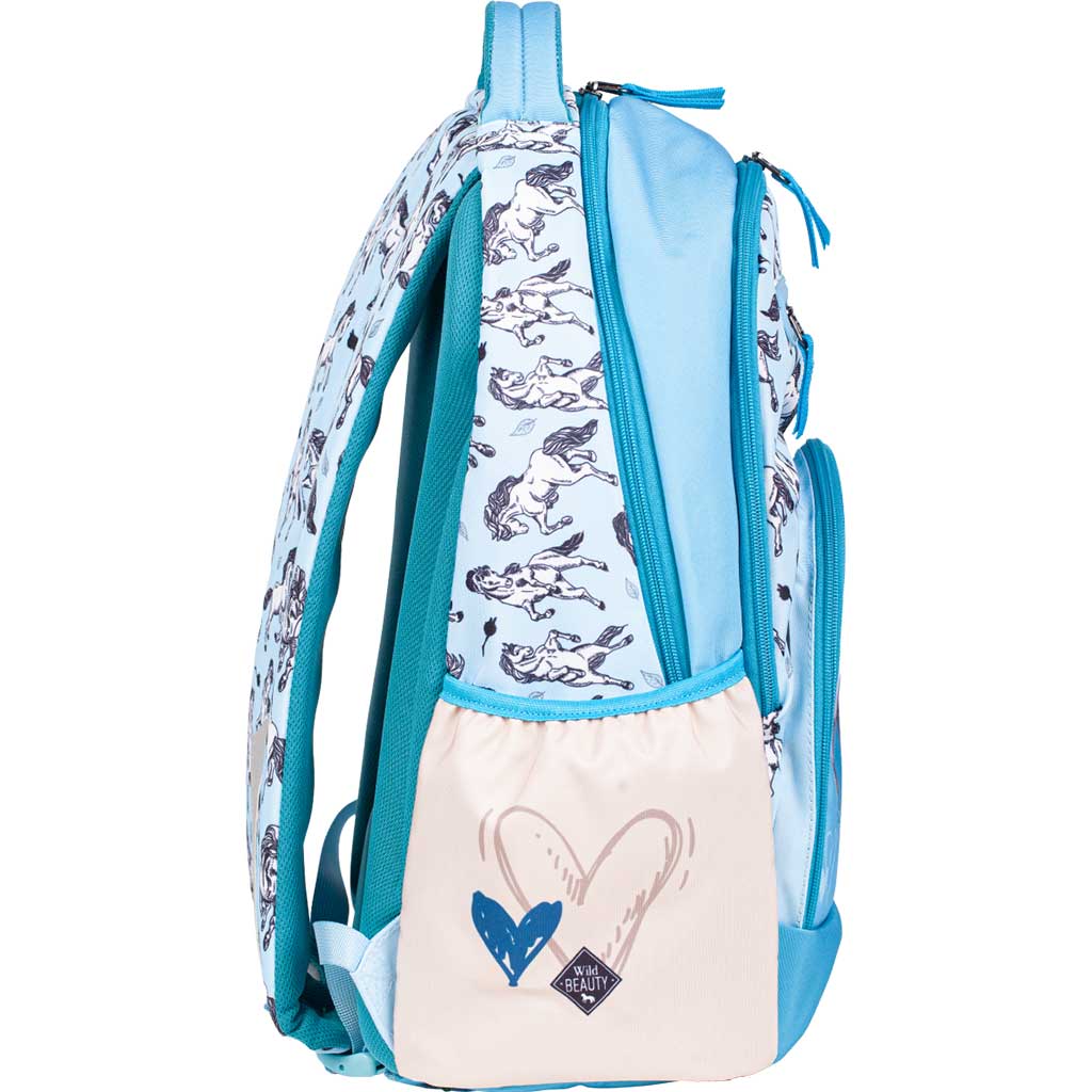 ICO: LizzySuli Wild Beauty Sport Club Active+ lovas ergonomikus 27 literes iskolatáska, hátizsák kép 3