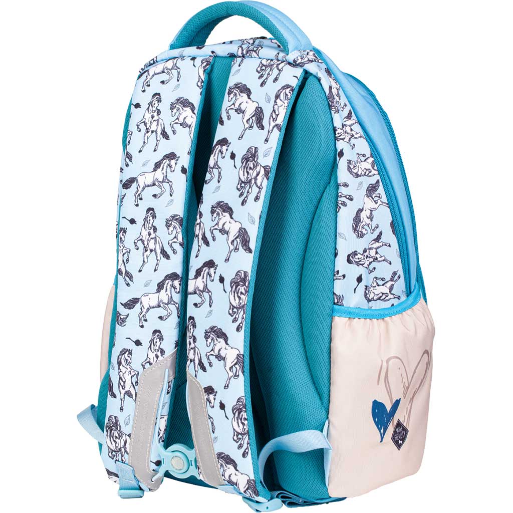 ICO: LizzySuli Wild Beauty Sport Club Active+ lovas ergonomikus 27 literes iskolatáska, hátizsák kép 4