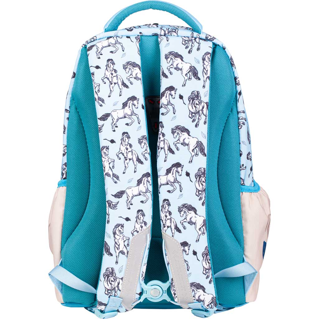 ICO: LizzySuli Wild Beauty Sport Club Active+ lovas ergonomikus 27 literes iskolatáska, hátizsák kép 5