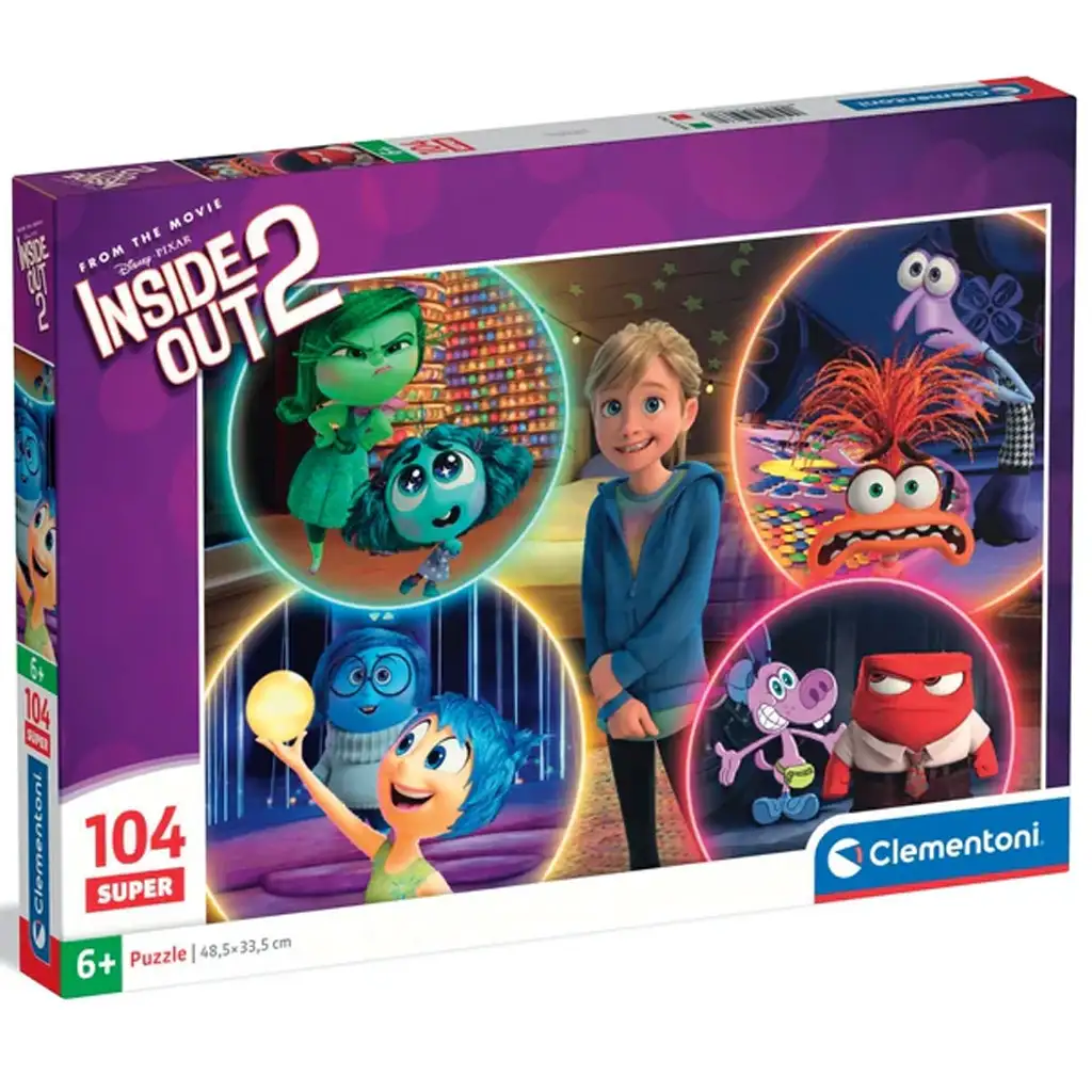 Agymanók 2 az érzelmek körforgása 104db-os puzzle - Clementoni kép 1