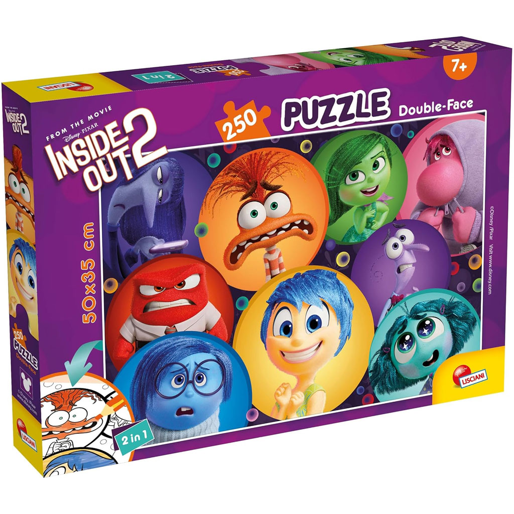 Agymanók 2 2 az 1-ben 250db-os puzzle és színező 50x35cm - Lisciani kép 1