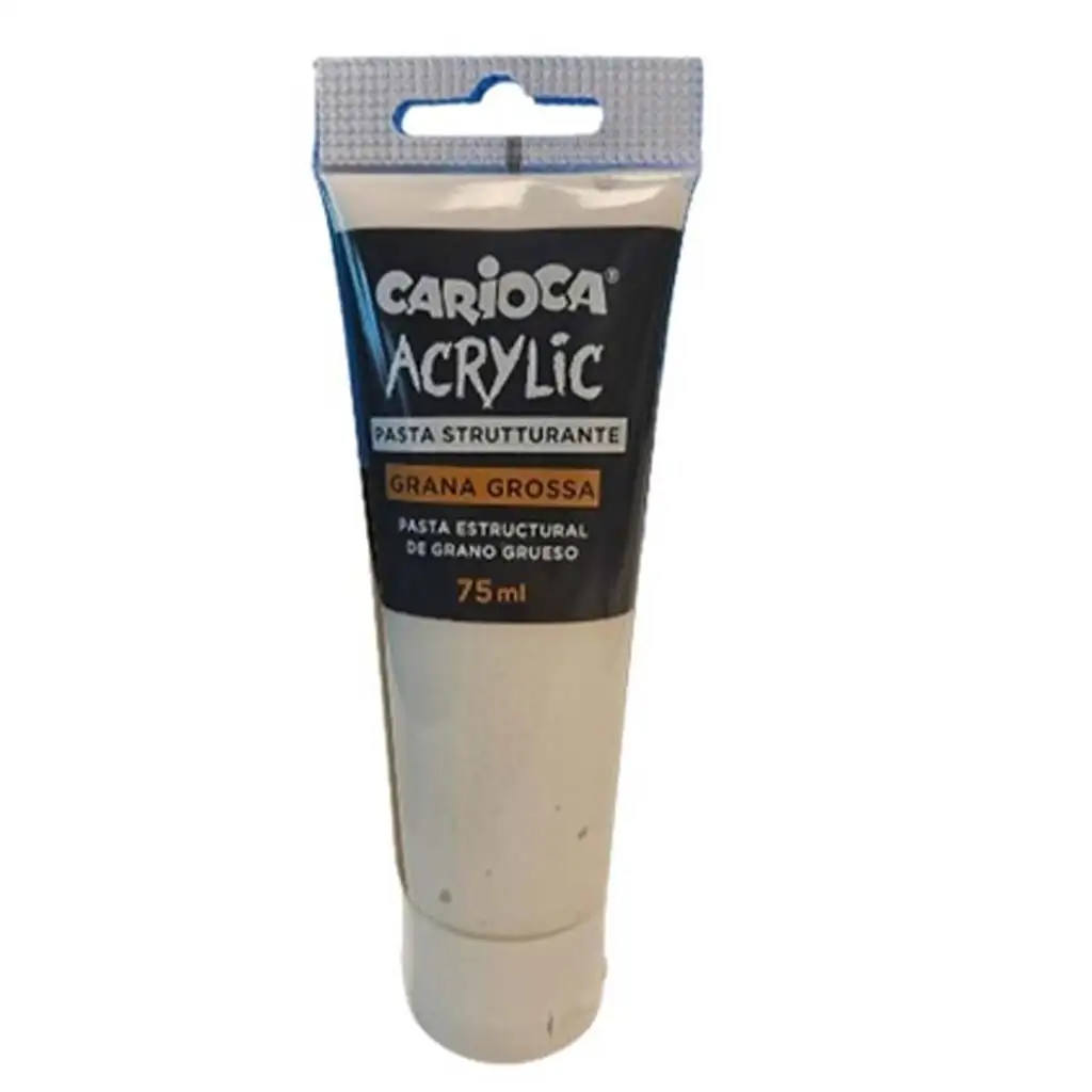 Acrylic durva szemű akril strukturáló paszta 75ml - Carioca kép 1