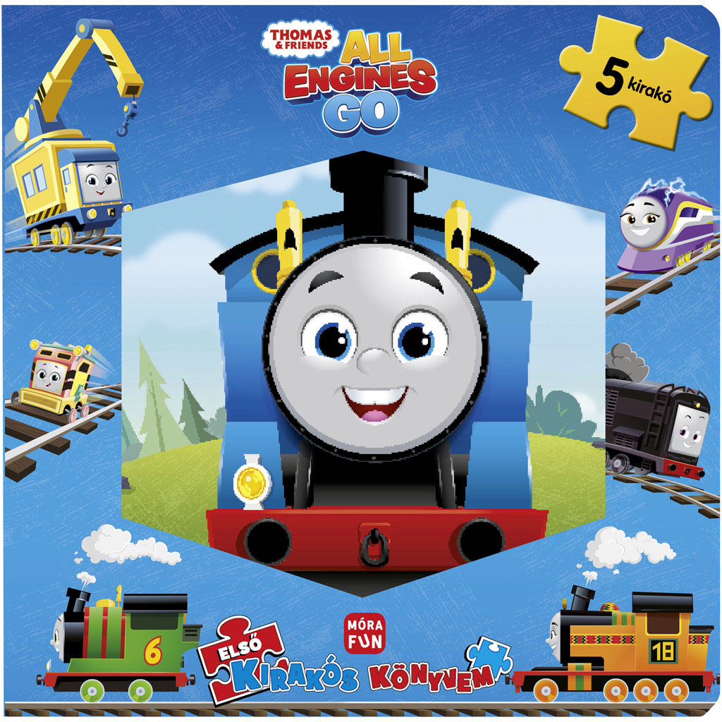 Móra: Thomas és barátai – Első kirakós könyvem 5 puzzle kirakóval kép 1