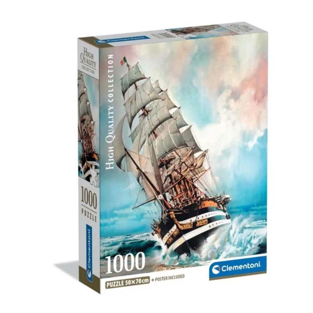 Amerigo Vespucci hajó mintás HQC 1000db-os puzzle - Clementoni kép 1