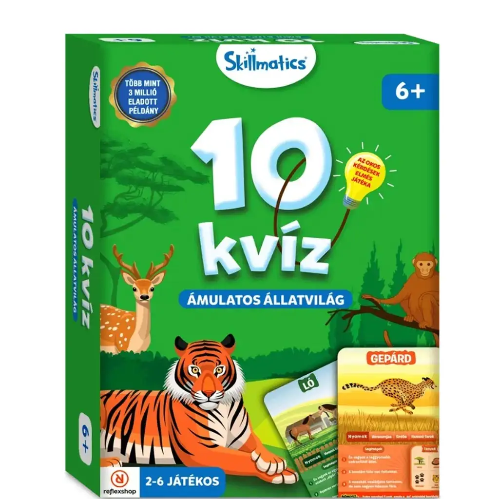10 kvíz - Ámulatos állatvilág társasjáték kép 1