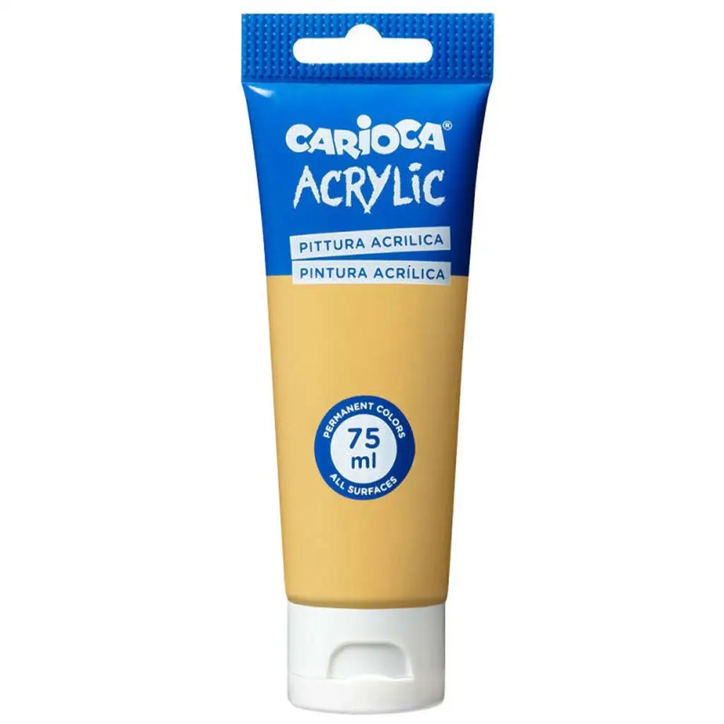 Acrylic 75ml-s akril festék arany színben - Carioca kép 1