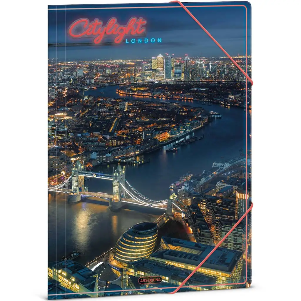 Ars Una: Citylight London A/4 gumis dosszié kép 1