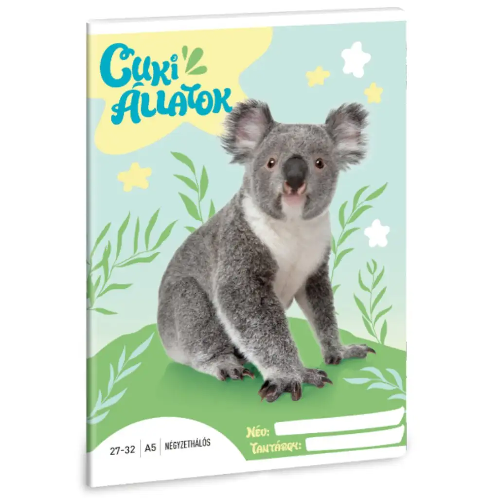 Ars Una: Cuki Állatok - Koala kockás füzet A/5 27-32 kép 2