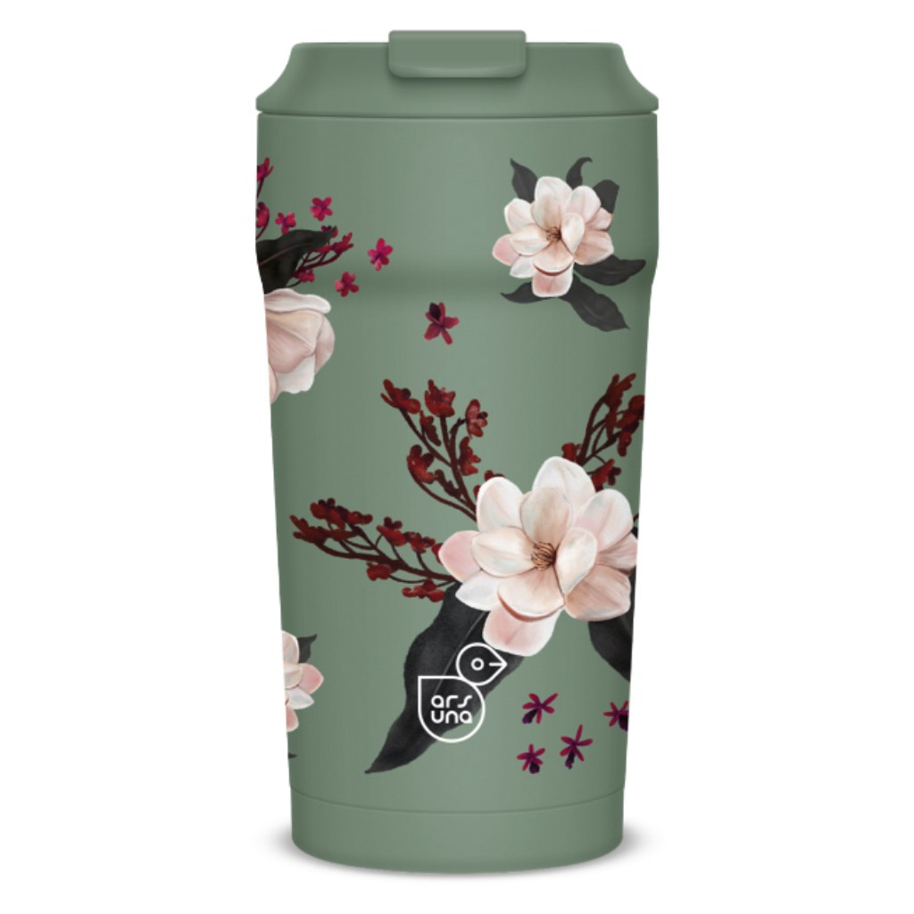 Ars Una Flowery Green thermo bögre 470ml kép 1