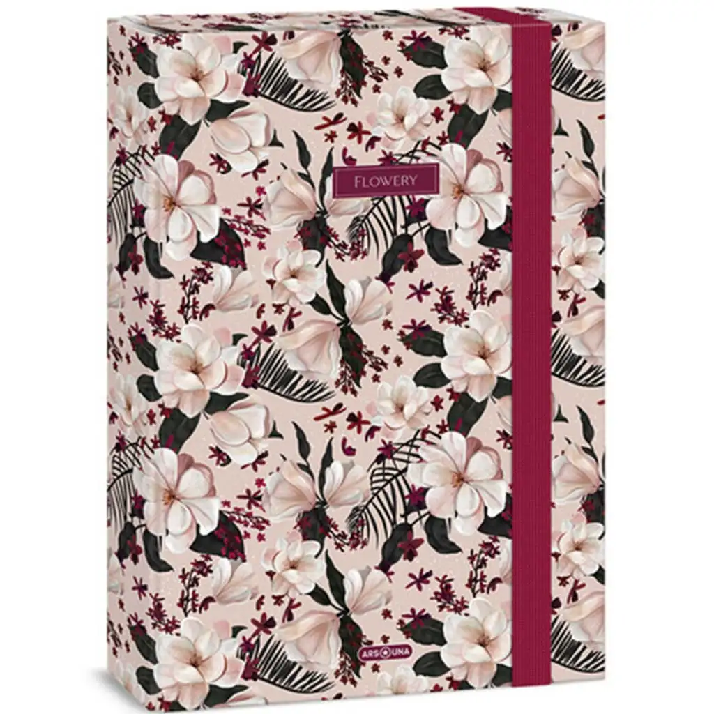 Ars Una: Flowery Pink A/4 füzetbox kép 1