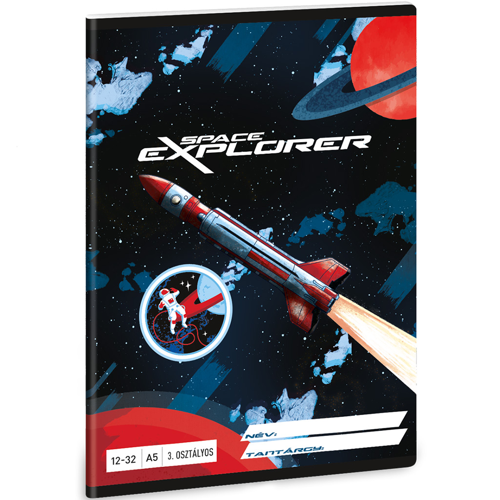 Ars Una: Space explorer 3. osztályos vonalas füzet 12-32 A/5 kép 1