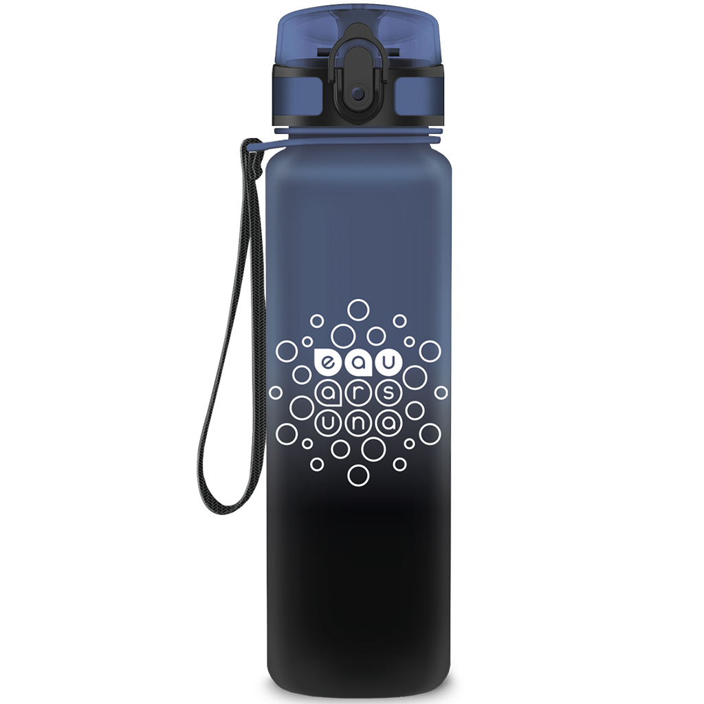 Ars Una: Stormy Night kék-fekete színátmenetes matt BPA-mentes kulacs 600 ml kép 1